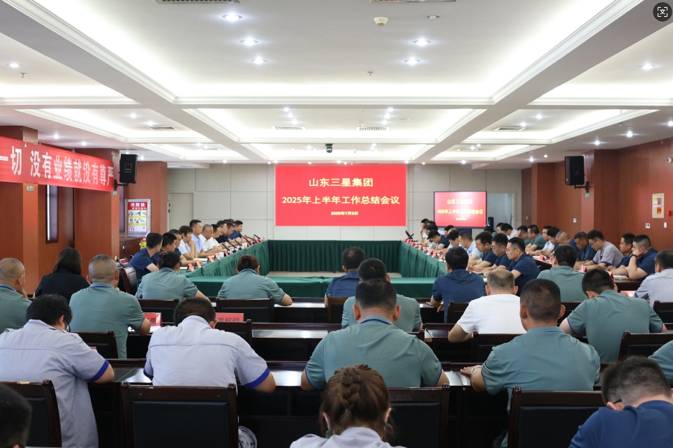 錨定目標(biāo) 接續(xù)奮斗|山東三星集團(tuán)召開(kāi)2025年上半年工作總結(jié)會(huì)議