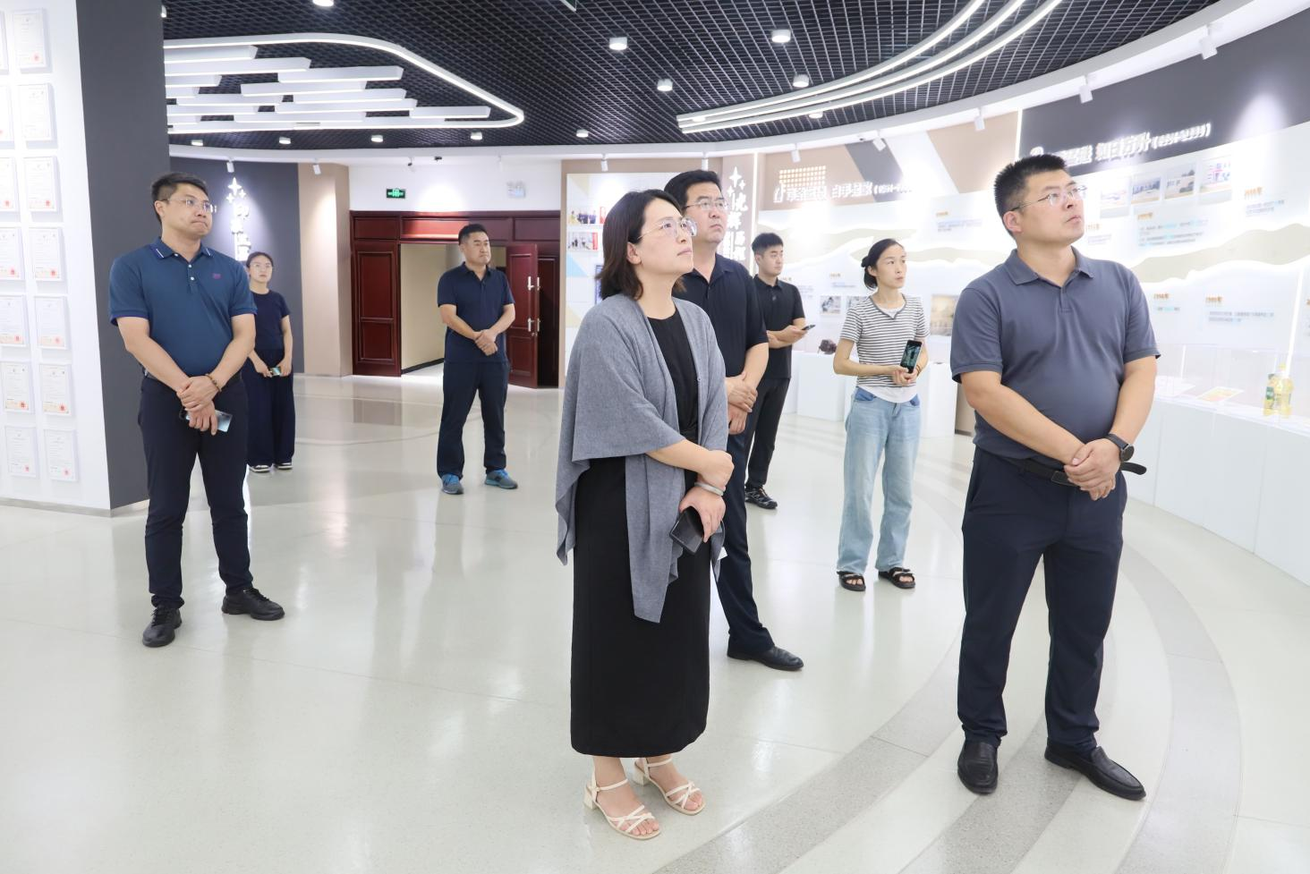 濟陽區(qū)委社會工作部來山東三星集團參觀交流